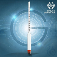 Aräometer aus Kunststoff für Seewasser, 1.000-1.040:0.001 g/cm³ Kunststoffaräometer für...
